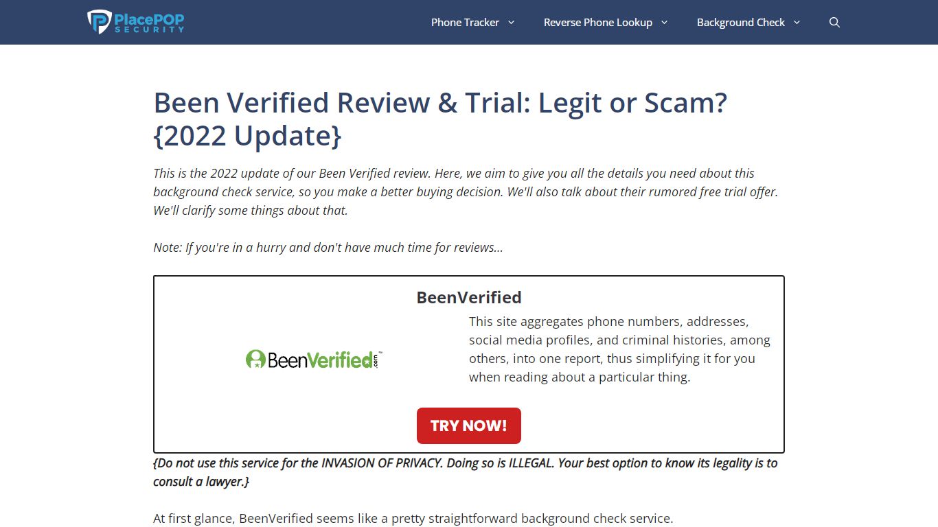 Been Verified Review & Free Trial: Legit or Scam? {2022 Update}